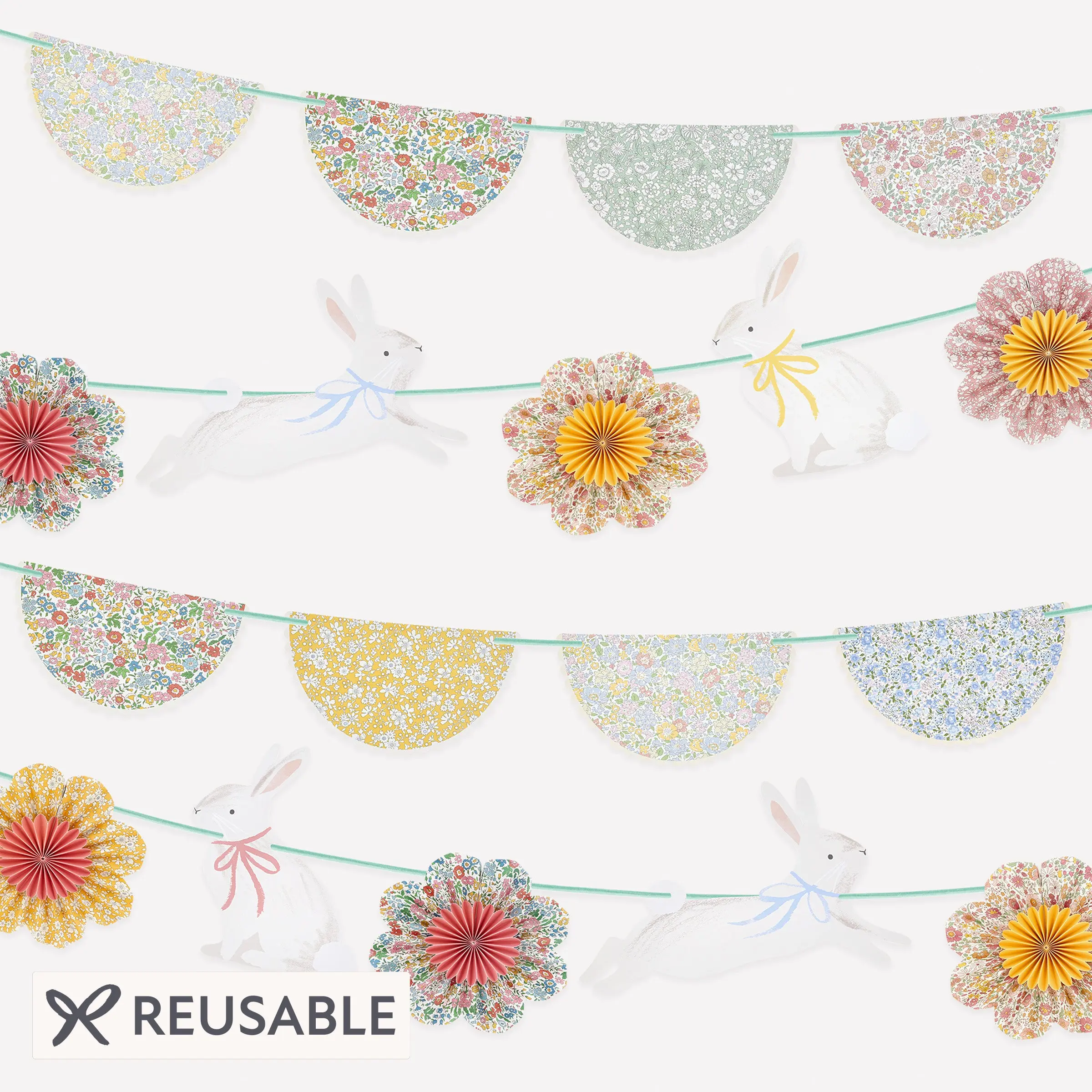 Meri Meri x Liberty Bunny Garland Set