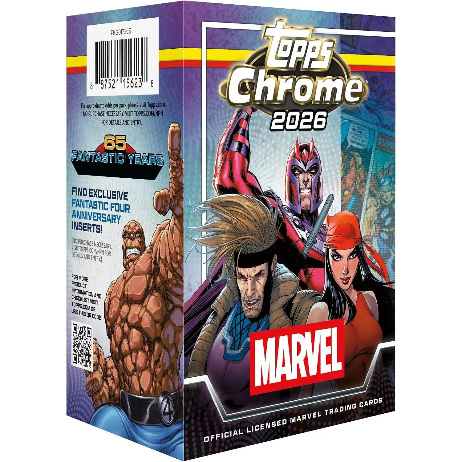 2026 Topps Chrome Marvel Blaster Box