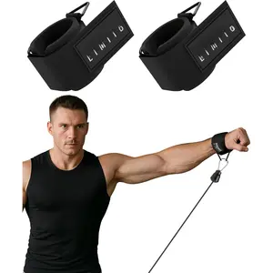 Wrist Cuffs Gym - Wrist Straps for  Machines - Lifting Cuffs for Cables Gym - Wrist Cuff Lateral Raise Attachment -  Wrist Cuffs Gym