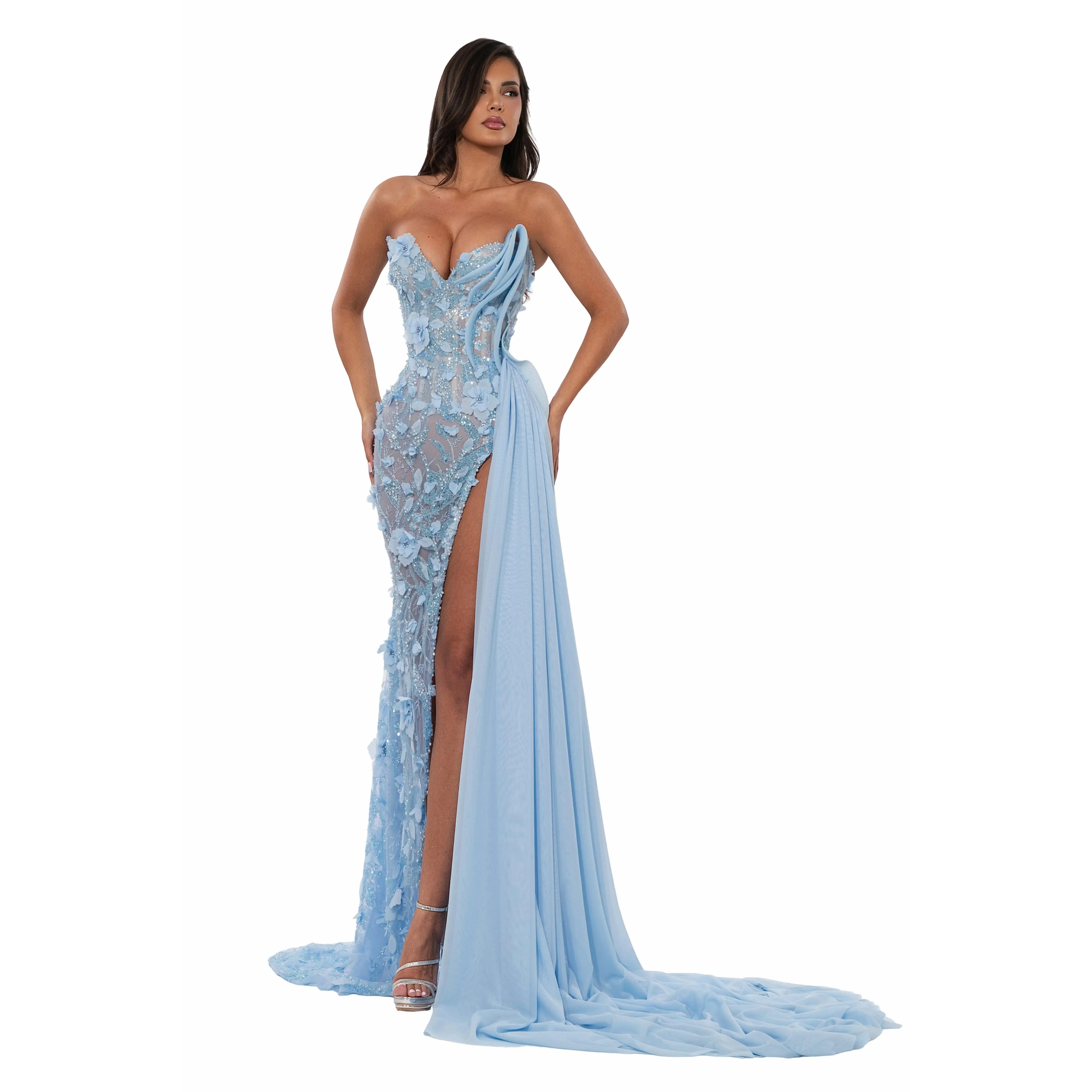 Draped Corset Gown
