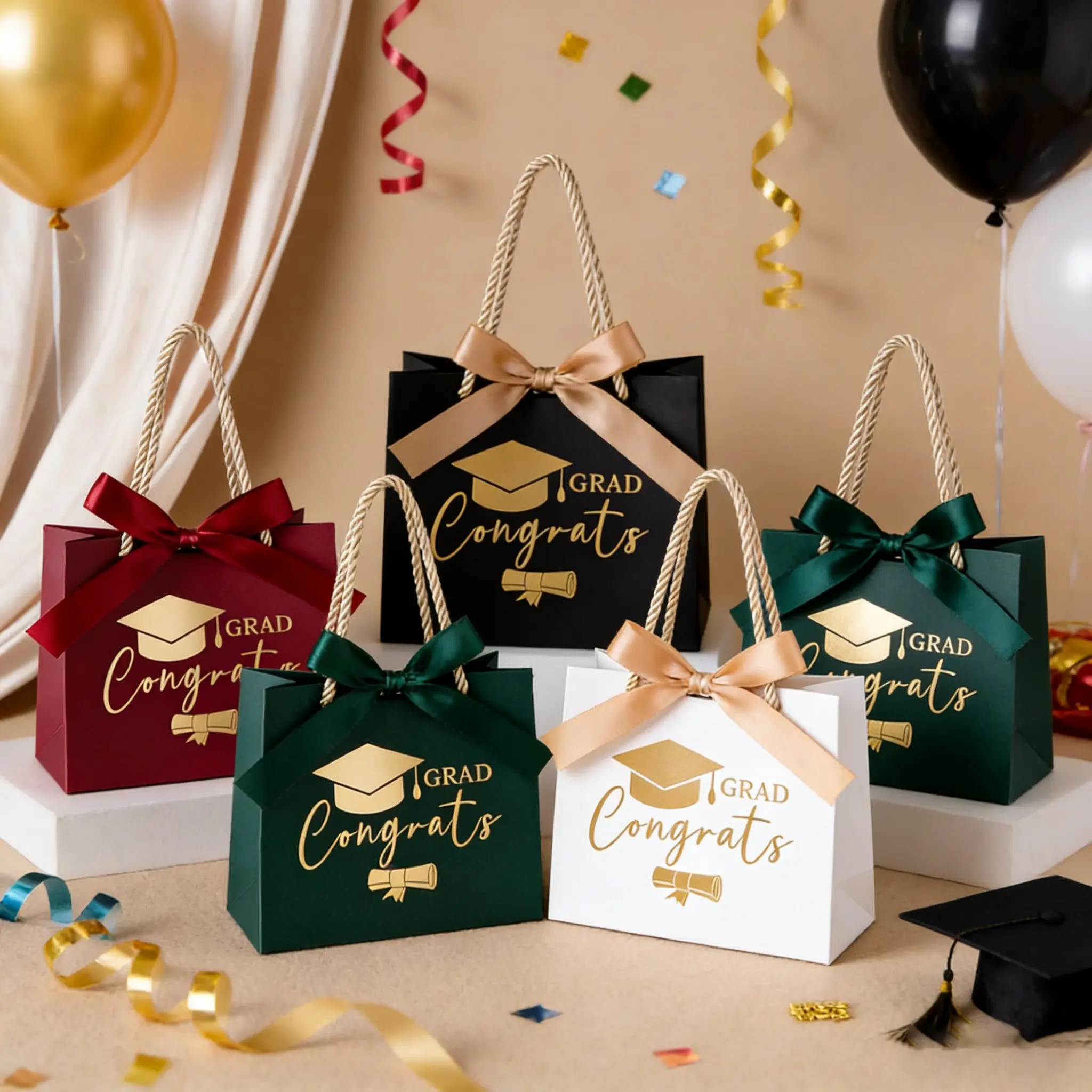 Graduation Hat Candy Gift Packaging Box Set, 10 Pieces, Perfect for Graduation Season Celebrations & Congratulations Gifts, Gift Boxes, Gift Box Design, Creative Gift Packaging, Graduation Gift Wrapping, Gift Package