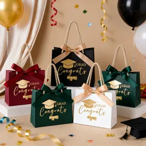 Graduation Hat Candy Gift Packaging Box Set, 10 Pieces, Perfect for Graduation Season Celebrations & Congratulations Gifts, Gift Boxes, Graduation Gift Wrapping