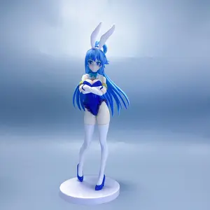 Ming Er House Blessing for a Beautiful World Akuha Rabbit Girl Figure Model Collection Display Piece, 1/6 Scale Collectible Toy, Collectible Figures