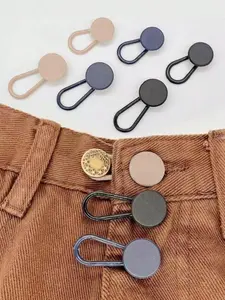 Adjustable Waist Extender Clips Set, Durable Plastic Buckle, Suitable for Women's Jeans, Skirts, Dresses, Casual & Formal Wear