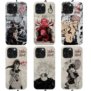Gojo Vs Sukuna Jujutsu Kaisen Phone Case, Geto and Riko Jujutsu Kaisen Characters Phone Cover Compatible with iPhone X, 11, 12, 13, 14, 15, 16, 17 Series & Galaxy Series