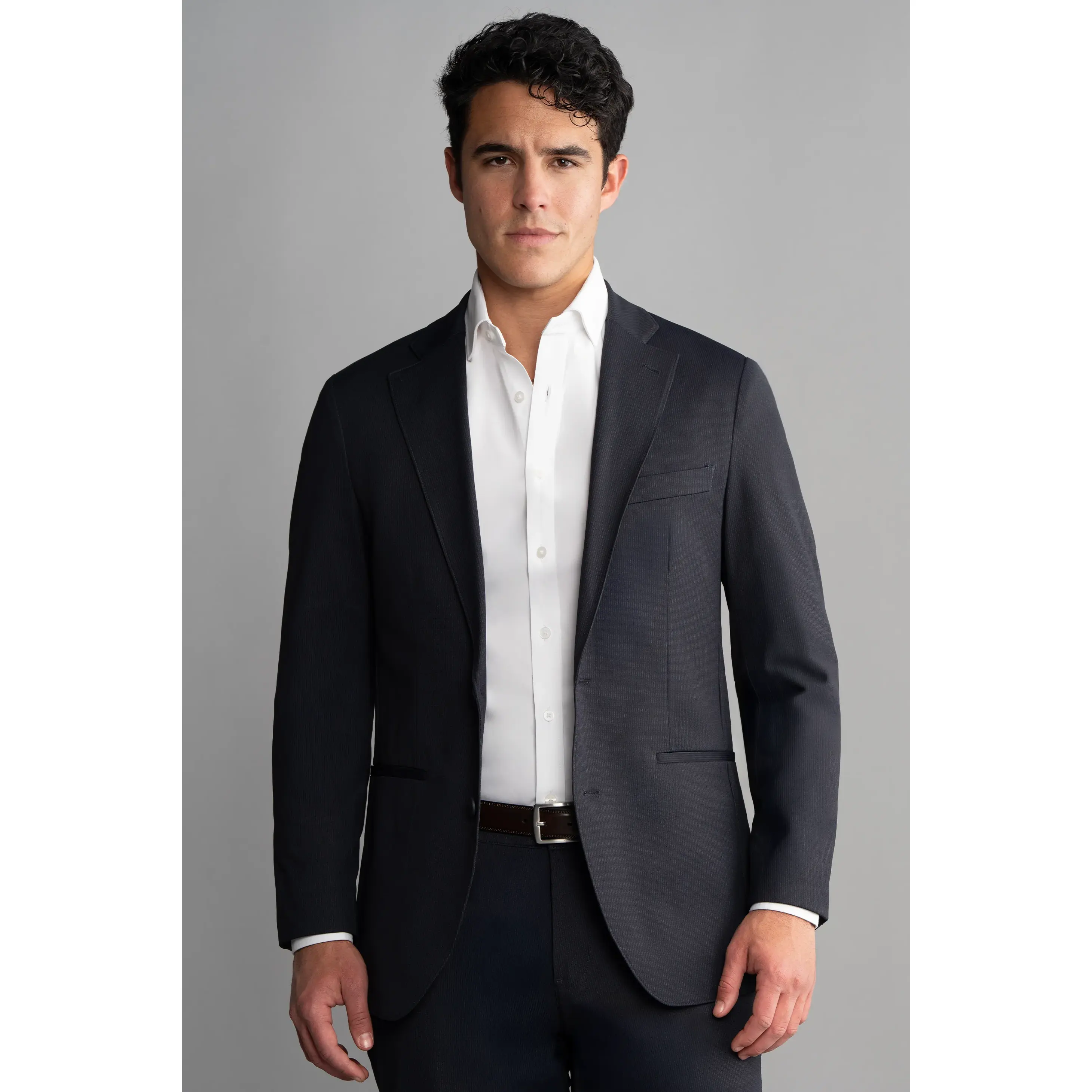 Performance Blazer // Navy Pin Stripe