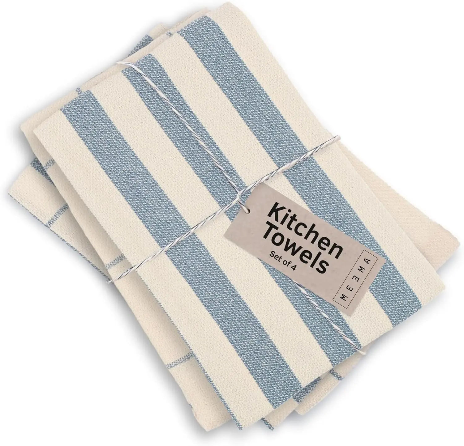 Kitchen Towels for Home and Kitchen, 100% Cotton 18 x 28 in | 4 Pack