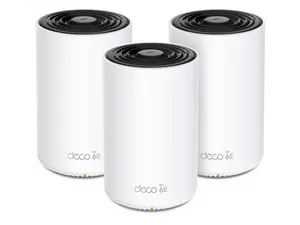 TP-Link Deco AXE5400 Tri-Band WiFi 6E Mesh System(Deco XE75 Pro) - 2.5G WAN/LAN Port, Covers up to 7200 Sq.Ft, Replaces WiFi Router and Extender, AI-Driven Mesh, New 6GHz Band, 3-Pack