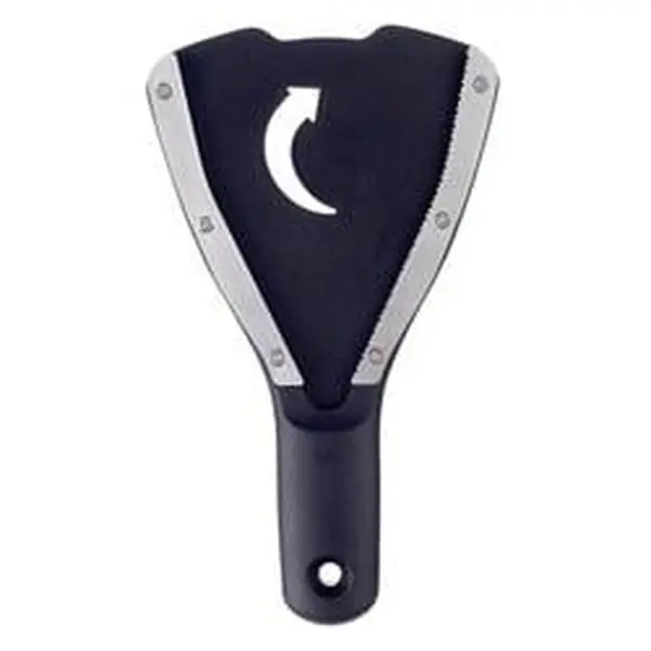 OXO Good Grips Stainless Steel Manual Jar Lid Opener for Adults, Black & Silver Non-Slip Kitchen Utensil, Contoured Handle, 9 in Height, 5 in Width, 1 in Thickness, Dishwasher Safe, Suitable for All Seasons, Contoured Grip