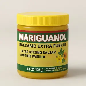 Mariguanol Extra Strength Balm 125g Fast Acting Muscle Joint Relief Uso Externo for Pain Relief Uso Externo para Dolor with arnica cream