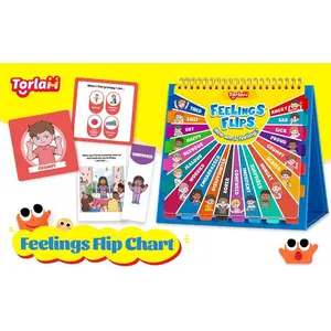 Feelings and Emotions Book for Young Learners| Understanding Emotions Flipbook, Mood Chart, Social Emotional Learning Tools, Calm Down Corner Supplies, Montessori Talking Flash Cards – Ideal for Teachers & Parents, School & Holiday Use