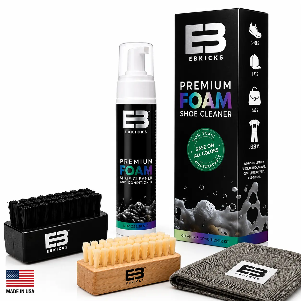 ebkicks all purpose shoe cleaner