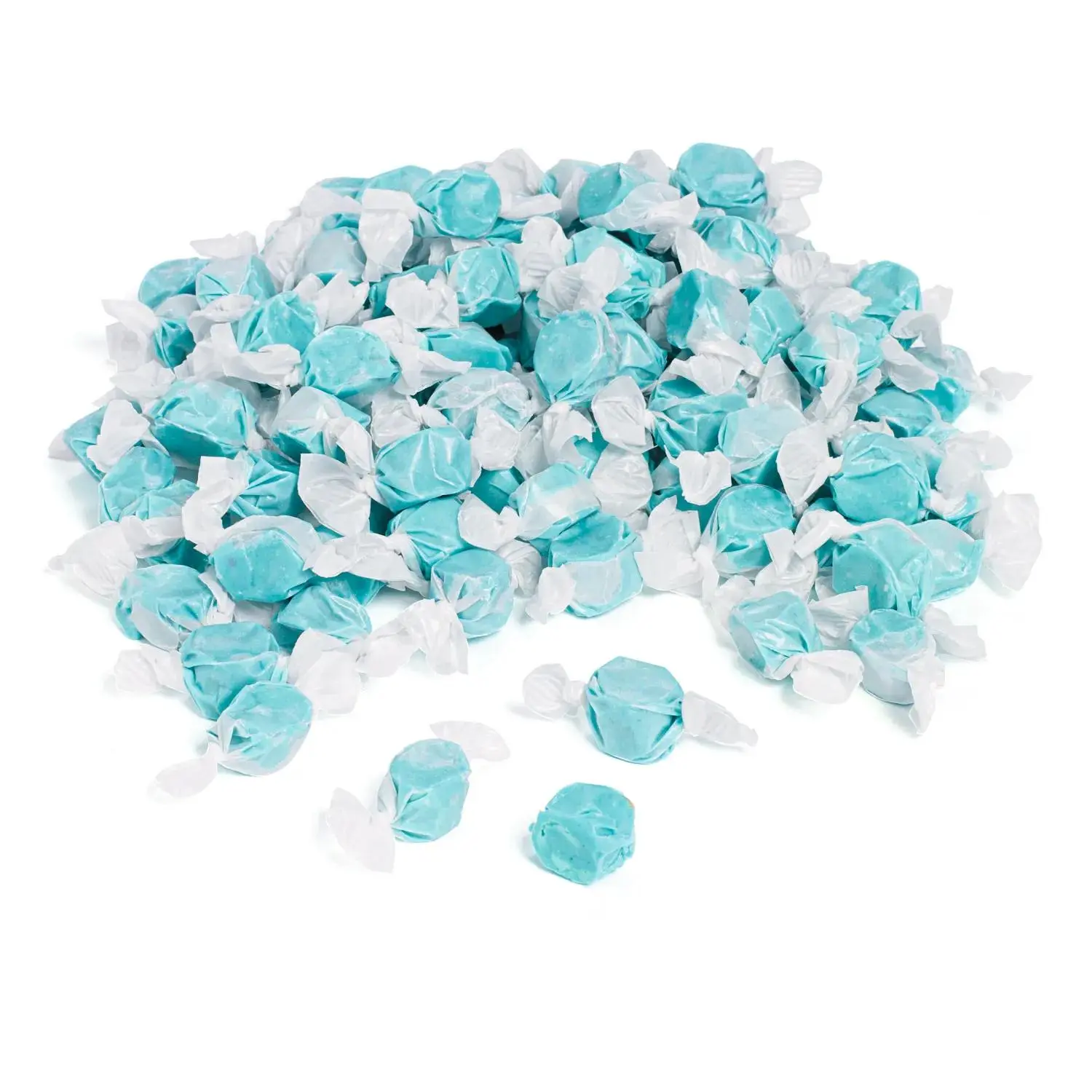 3 lbs. Bulk 193 Pc. Pastel Light Blue Salt Water Taffy Candy