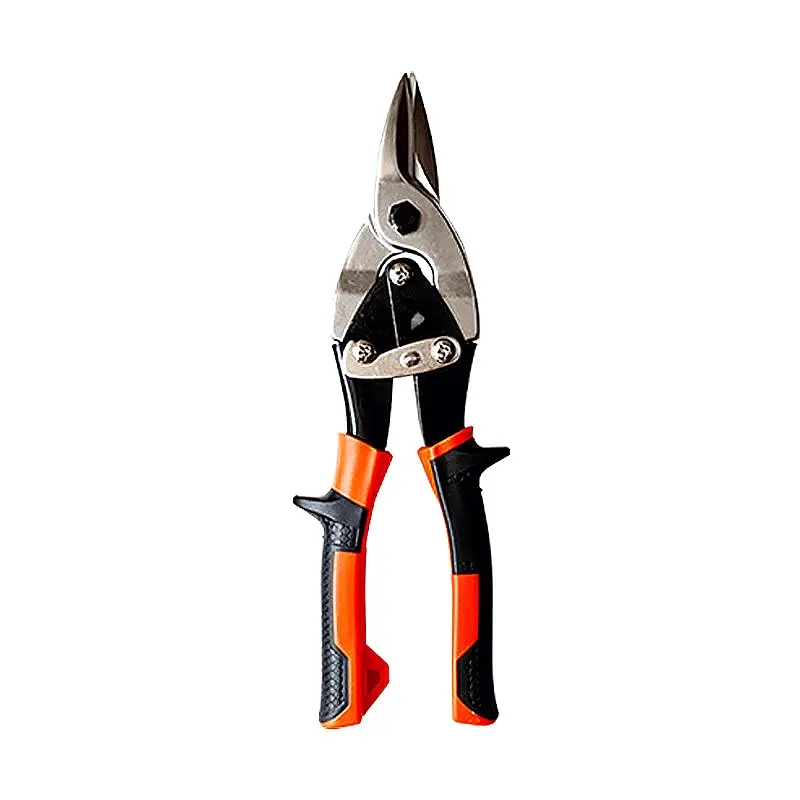 10-Inch Aviation Snips, Multipurpose Metal Shears for Sheet Metal Cutting, Ergonomic Handle with Chrome Vanadium Steel