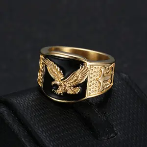 " 🦅 ✨ [2025 SPRING EQUINOX]Men's Eagle Claw Surgical Steel Ring ✨   Hypoallergenic Punk Wedding Band & Nightlife Jewelry |   Dual-Tone Gold/Silver Finish for Him | # MensLuxe2025 # EasterGifts2025 # BikerChic2025 # Avian Symbolism # DarkRomance2025"
