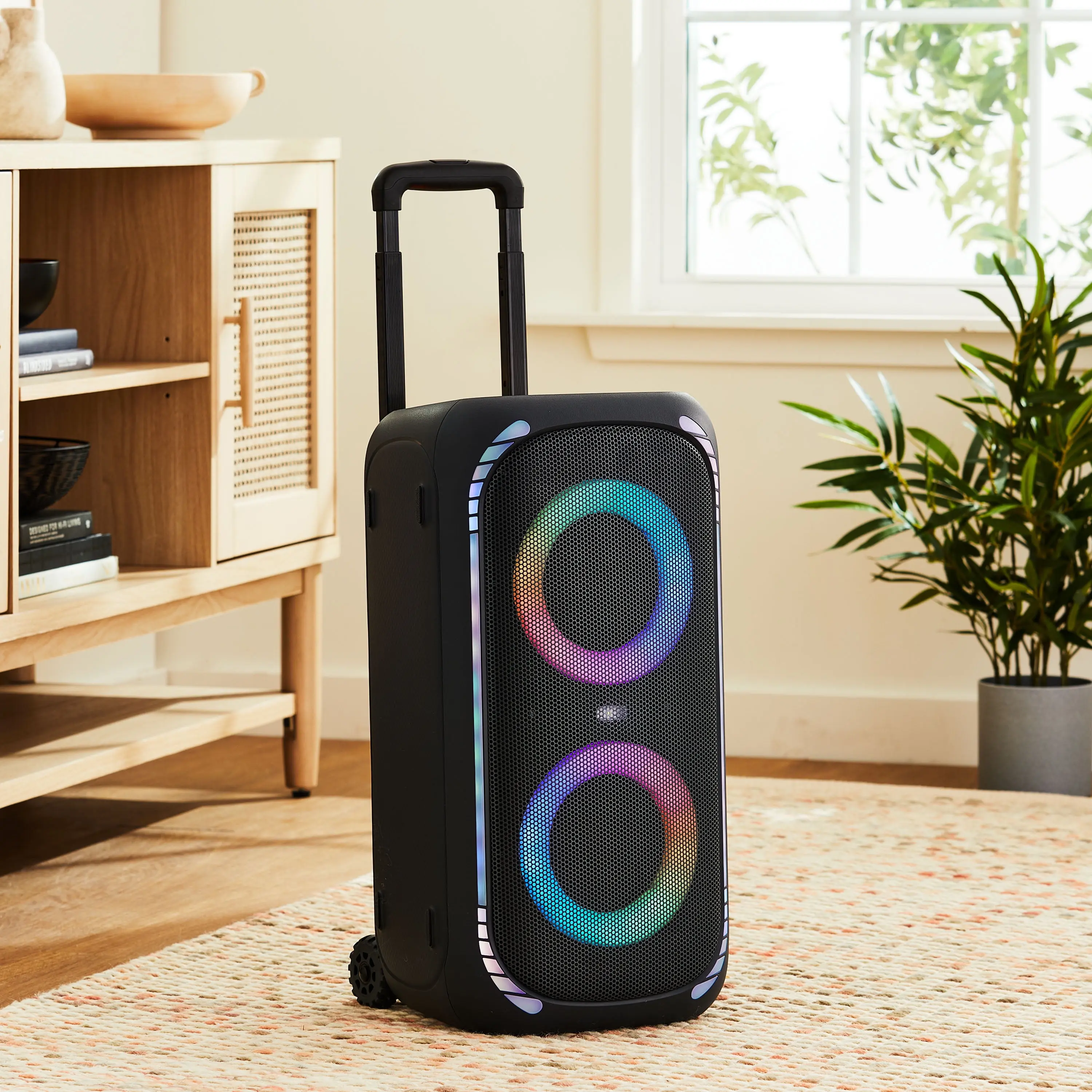 onn Large Party Speaker Gen 2 with LED Lighting