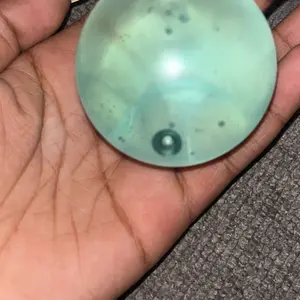 1Pc Moldable Slow Rebound  Sea Blue Coconut Oil Squeeze  Ball, 6cm Round Malt Stress Relief Toy, Ideal for Holiday, Birthday, Easter, Halloween, Christmas & Party Favors