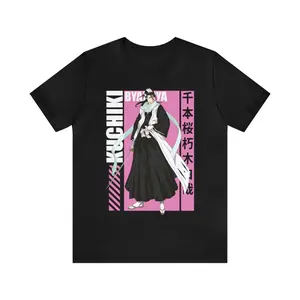 BLEACH Byakuya Kuchiki Unisex Anime T-Shirt, Bleach Anime Shirt, Byakuya Kuchiki Shirt, Bleach Anime Merch, Anime Gift For Him or Her