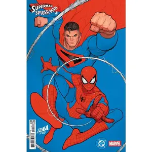 DC MARVEL SUPERMAN SPIDER-MAN #1 (ONE SHOT) COVER Q DAVID NAKAYAMA KINGDOM COME SUPERMAN & SPIDER-MAN VARIANT