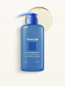 ViveLab Hair Strengthening Biotin Shampoo with Peptides - Anti-Thinning, Moisturizing & Volumizing Formula for Healthy Hair Care, Sulfate-Free Scalp Care for Men & Women