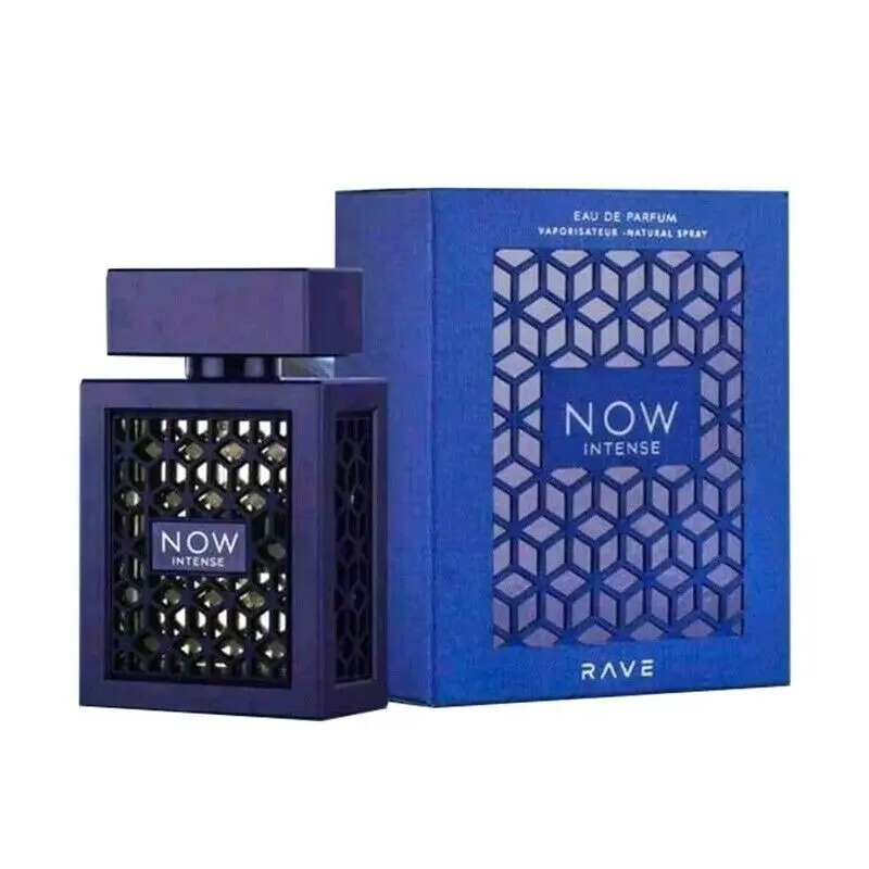 Lattafa | Rave Now Intense | Eau De Parfum | Mens Fragrance | 100ML | Tangerine - Amber - Cedarwood Fragrance Notes