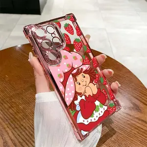 Strawberry Shortcake Phone Case for Samsung Galaxy Series, Durable & Stylish Protective Accessory, Perfect Fit Design for Everyday Use