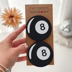 Elegant Desktop Coasters Set, Handmade Love, Durable & Stylish Table Decor, Easy Clean Design, Perfect Gift for Christmas & Birthdays, Unisex Choice