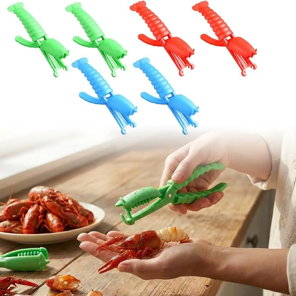6PCS Crawfish Peeler Tool, 2026 New Crawfish Tail Remover Sheller Tool for Kitchen Utensils, Kitchen Gadgets, Kitchenware and Restaurant Use, Portable Shrimp Prawn Cracker for Easy Shelling, Seafood Shelling Useful Accessories