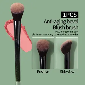1PCS New soft bevel blush brush, Highlight brush, contour brush, and smudge brush - multi-purpose use. Professional makeup brush tools for beginners and experts Multifunctional Makeup Brushes