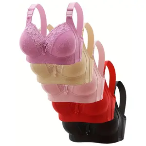 5-Pack/3-Pack Women's Seamless Wireless Bra with Ultra Soft Breathable Fabric and Adjustable Shoulder Straps for All-Day Comfort Perfect Lingerie for All Seasons and Everyday Use