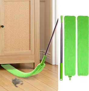 Slim Gap Duster | Retractable Tool for Cleaning Under Fridge, Stove, Couch & Bed • Instantly Reach Tight Spaces & Dust-Free