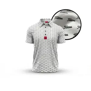 <SHIP FROM US> White Titties Golf Polo