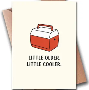 Funny Happy Birthday Cards for Men & Husband & Dad & Brother & Boyfirend & Friend, Birthday Gift, Greeting Card=7in x 5in(Folded)