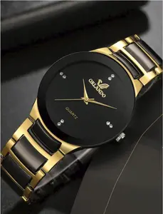 Men's Simple Quartz Watch With Nail Scale