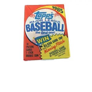 (1) Sealed Wax Pack 1985 TOPPS BASEBALL  Clemens McGuire RC!!!