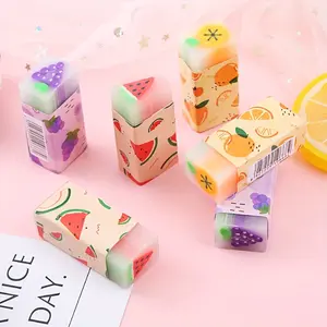 6/20Pcs cute erasers for students bulk buy, fun desk pencils student school supplies prize gifts party favors
