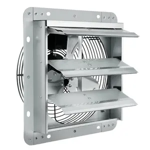 fathersdaygift  VEVOR 12'' Shutter Exhaust Fan, High - speed 1000 CFM, Aluminum Wall Mount Attic Fan with AC - motor, Ventilation and Cooling for Greenhouses, Garages, Sheds, Shops, FCCVEVOR Super Brand Day