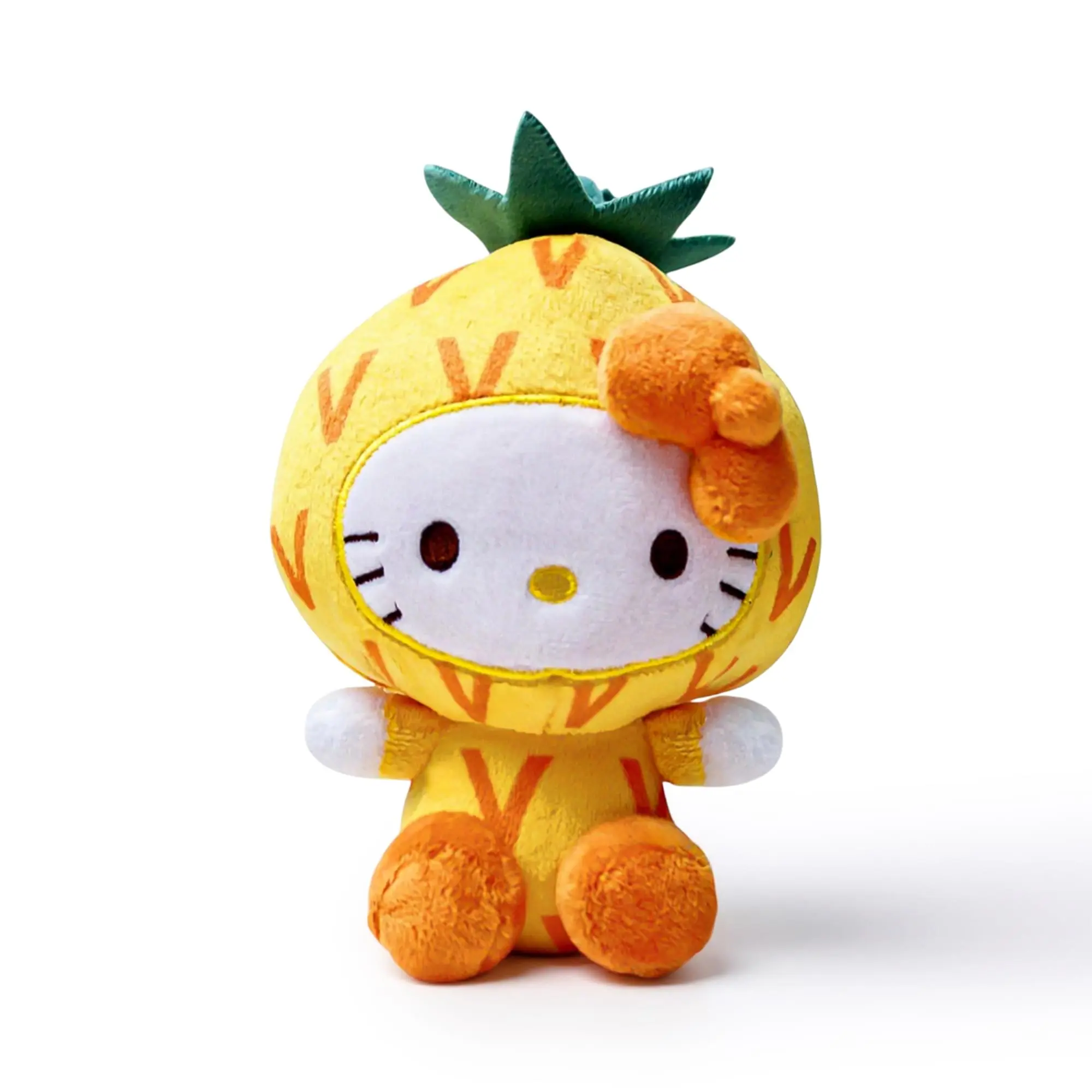 Sanrio Hello Kitty Fruit Costume 6 Inch Plush | Pineapple Sanrio Hello Kitty Fruit Costume 6 Inch Plush | Pineapple