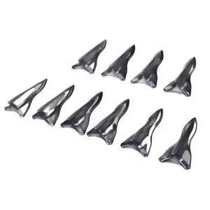 10PCS Universal Shark Fin Roof Spoilers – Aerodynamic Fins for Sedan, SUV & Truck – Lightweight ABS, Sporty Car Mod Kit for Wind Flow Optimization & Sleek Aesthetic Upgrade