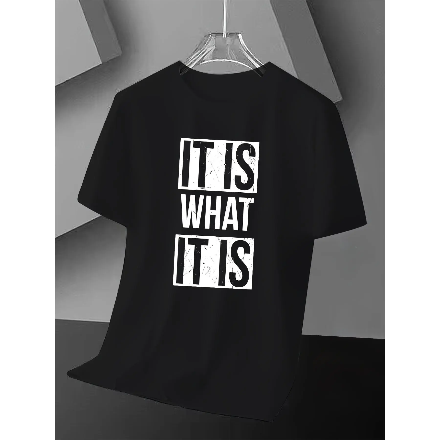 [Ultra Attitude T-Shirt] Ultra Attitude T-Shirt| "IT IS WHAT IT IS" Print| Short Sleeve