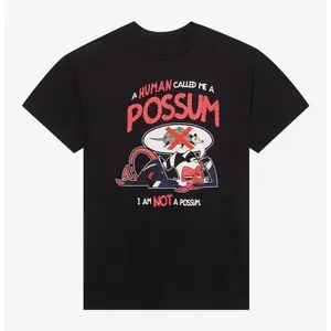 Gildan Print Helluva Boss Moxxie Not A Possum Hazbin Hotel shirt