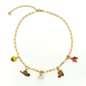 Colombian Charm Necklace