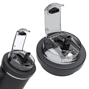 Replacement Lid for 40oz Tumble, Dual-Spout Design,Straw & Sip, Leak-Proof Cup Accessory