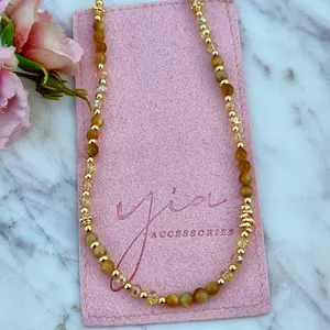 Blonde Tigers Eye Choker Extender Courage