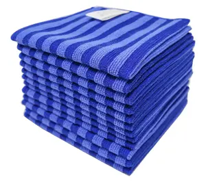 Don Aslett Signature 12x12 Microfiber Two Tone Cloth - 12 pack