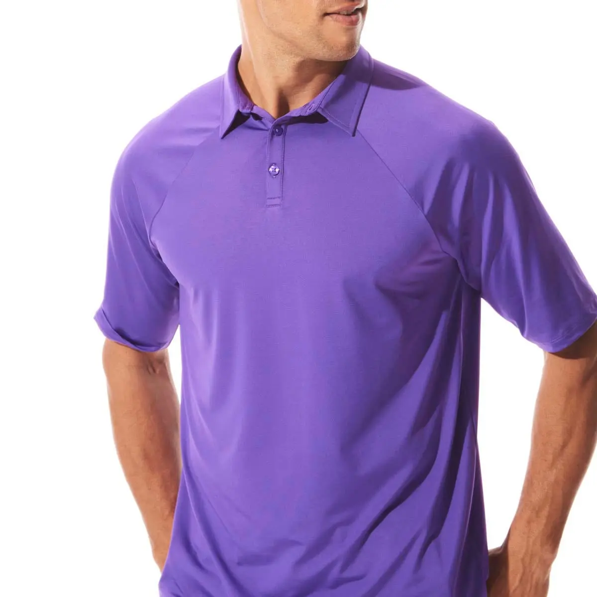 Resort | Men's Short Sleeve Polo | Purple