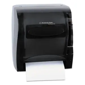212 MAIN In-Sight Lev-R-Matic Auto-Feed Roll Towel Dispenser, Wall-Mounted, Compact, Smoke Finish, Plastic Construction