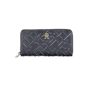 Tommy Hilfiger Blue Polyurethane Wallet