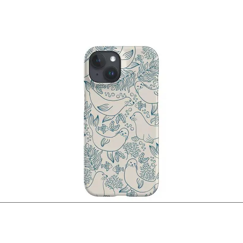 Coral Reef & Sea Creature Design TPU Cellphone Case - Beige Protective Cover for iPhone 11/12/12 Pro/13/14/15/16/17 Series, Mobile Phone Accessory, Ideal Christmas Gift, Iphone 12 Pro,back to school,back to school haul