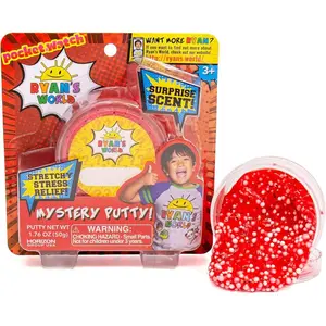 Ryan's World Mystery Putty, Surprise Scent by Horizon Group USA (200192), Red